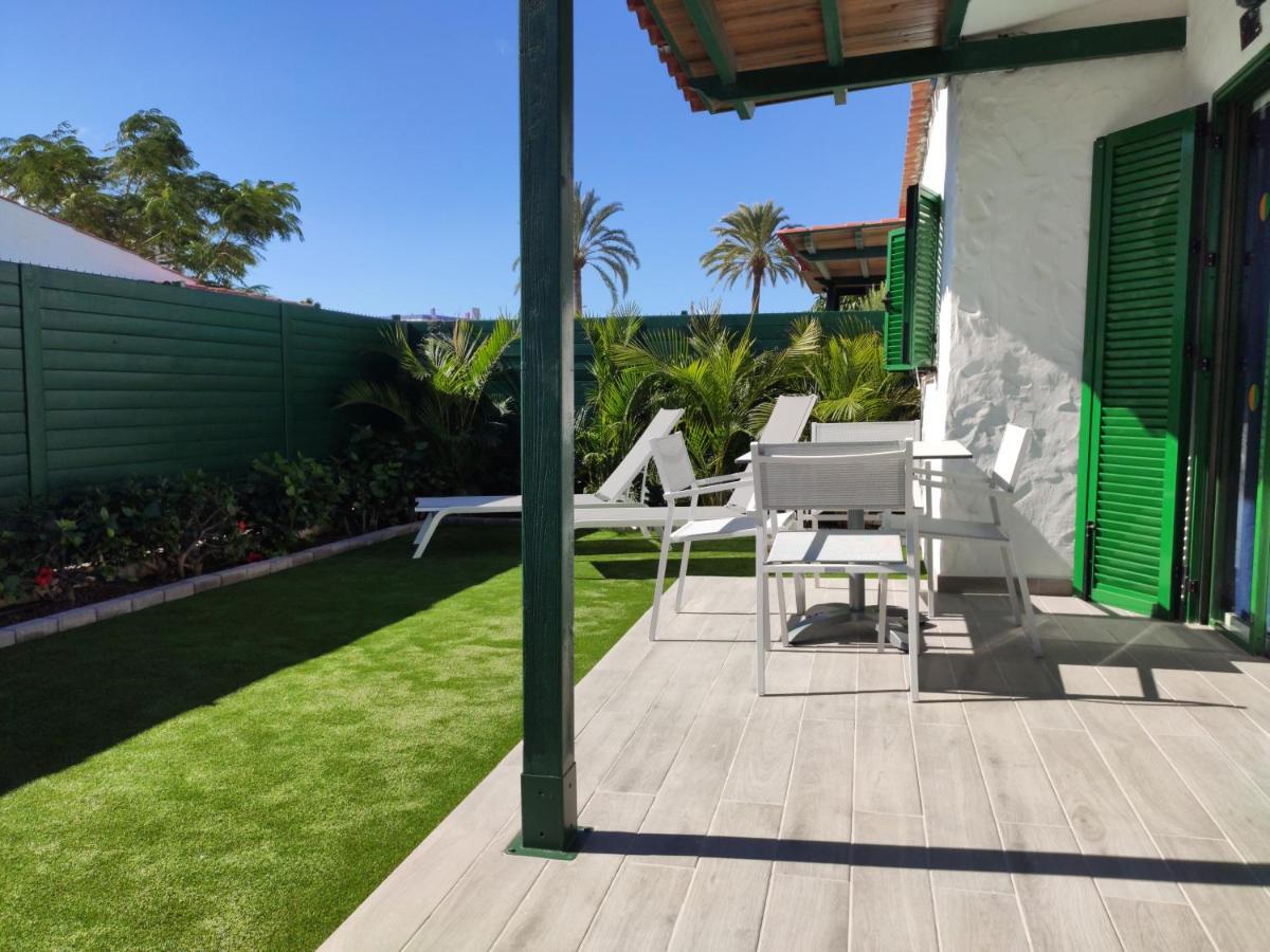 Private Bungalow A 200 Meters To Yumbo Center Maspalomas  Esterno foto